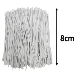 Fecho Amarrilho Branco 8CM 500GR